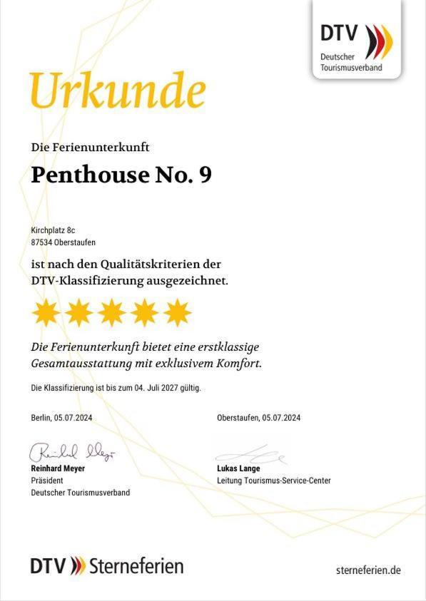 Penthouse N°9 Apartment Oberstaufen Ngoại thất bức ảnh